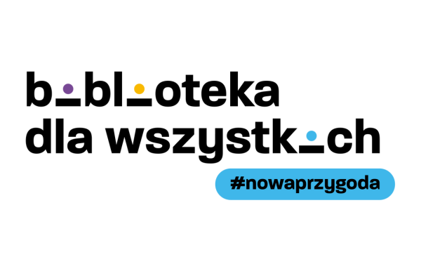 Logo projektu Biblioteka dla wszystkich - różni, równi, ważni