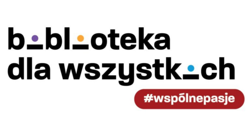 Logo projektu Biblioteka dla wszystkich - różni, równi, ważni